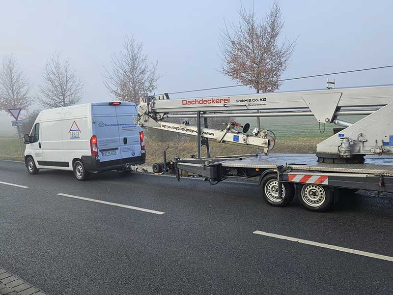 H&H Dachdeckerei unterwegs